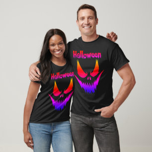 A Camiseta Família Cor de Laranja Boo Crew para o