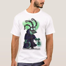 A camiseta fantasma - Tee Gráfico de Horror Louco