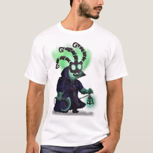A camiseta fantasma - Tee Gráfico de Horror Louco