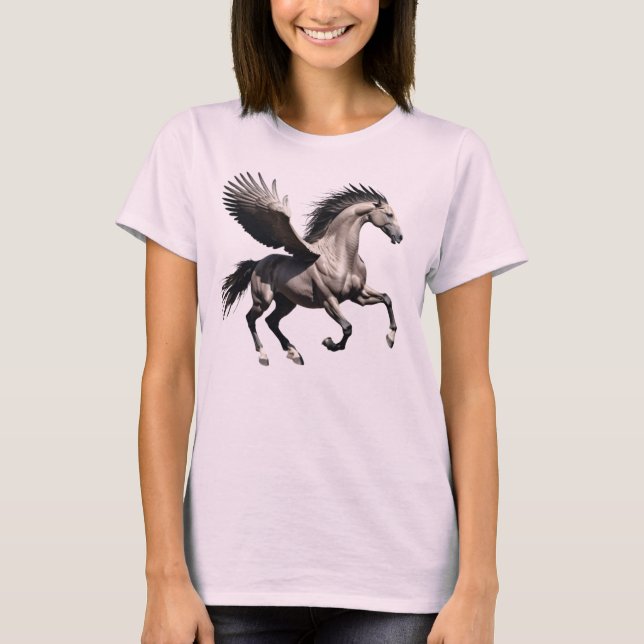 A Camiseta Feminina Básica Cavalo Alado (Frente)