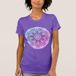 A camiseta feminina do Cat Mandala da Nikki