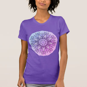 A camiseta feminina do Cat Mandala da Nikki