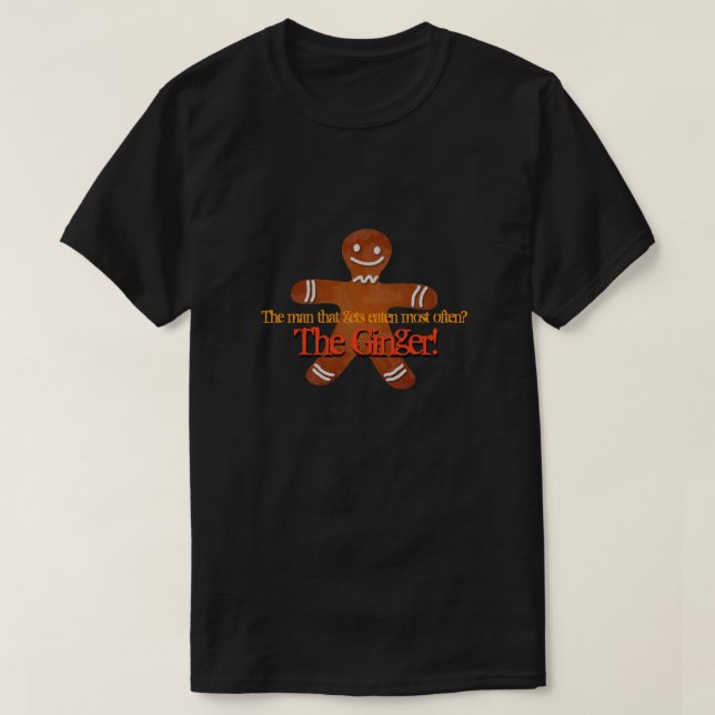A Camiseta Ginger Bread Man (Frente do Design)
