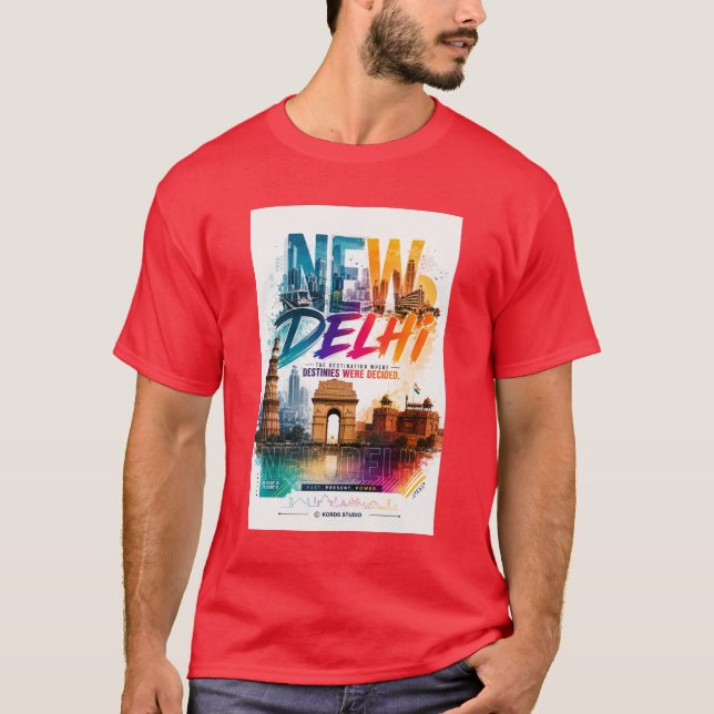 A camiseta Heritage "Nova Deli"  (Frente)