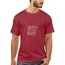 A Camiseta Noturna das Luzes da Liberdade
