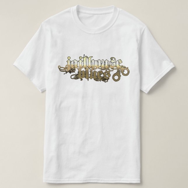 A Camiseta Oficial Jailhouse Blues®.   (Frente do Design)