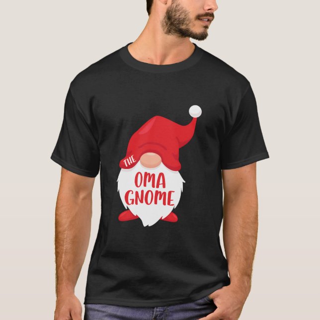 A Camiseta Oma Gnomo Que Corresponde À Figurinha D (Frente)