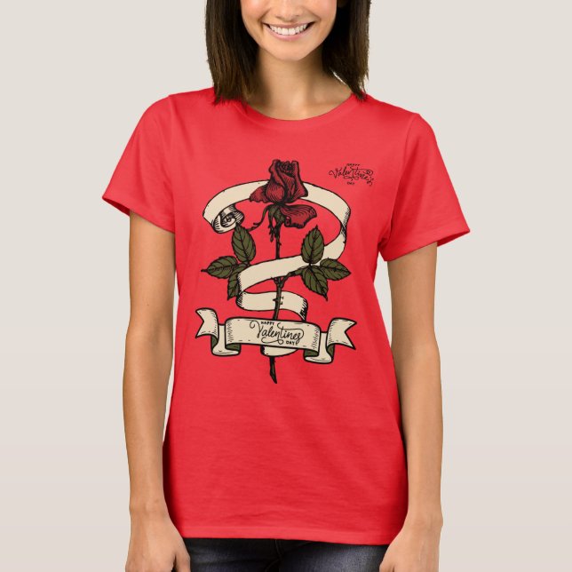 A camiseta perfeita do Dia de os namorados - Um G  (Frente)