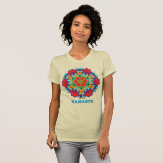 A camiseta Rosey Namaste Kaleidoscope