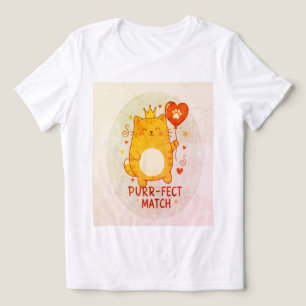 A Camiseta Tri-Blend Royal "Purr-fect Match"