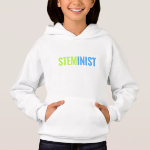 A camisola encapuçado das meninas de STEMinist