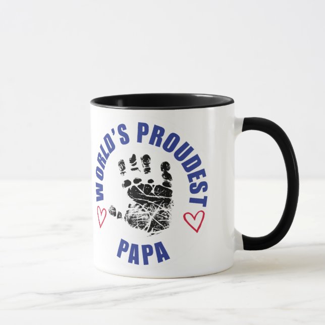 A caneca a mais orgulhosa da papá do mundo (Direita)