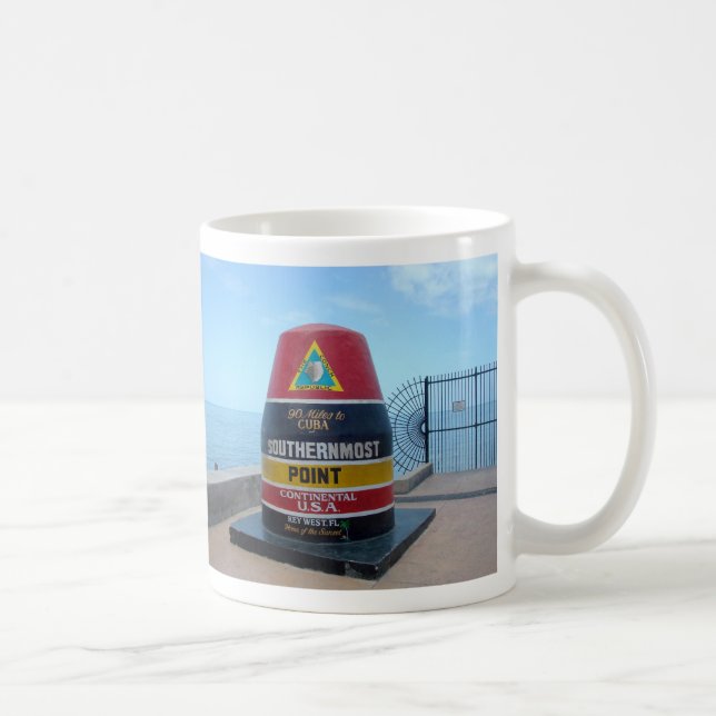 A caneca a mais southernmost de Key West Florida (Direita)