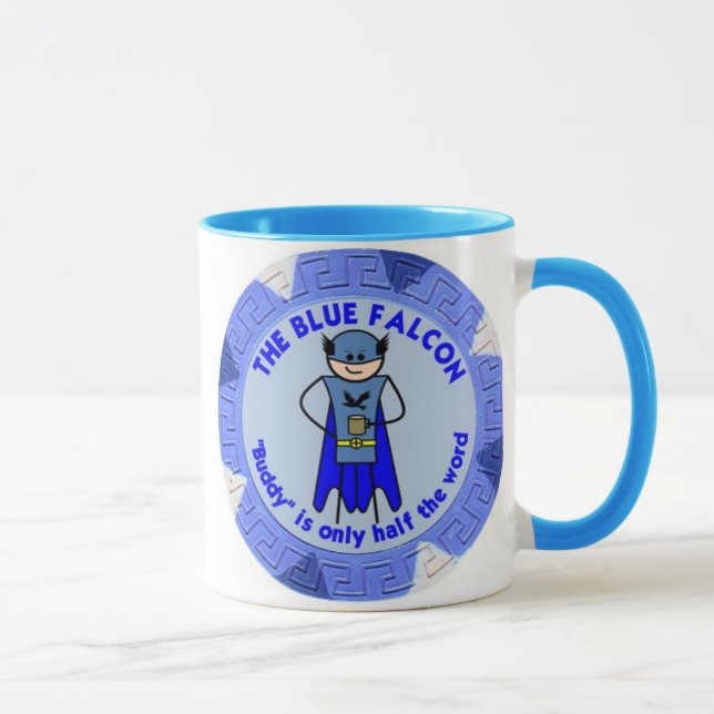 A caneca azul do falcão (Direita)