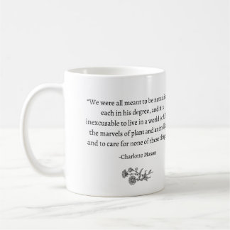 A caneca Charlotte Mason, "Naturalistas"