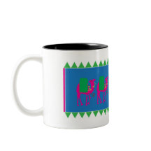 A caneca cultural tribal dos camelos
