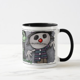 A caneca da campainha do zombi