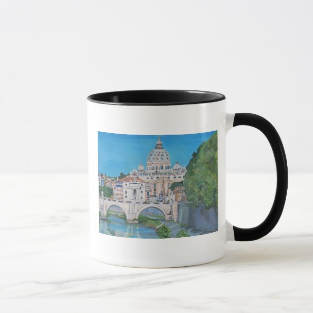 A caneca da Cidade do Vaticano (Direita)