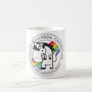 A caneca da conexão do arco-íris