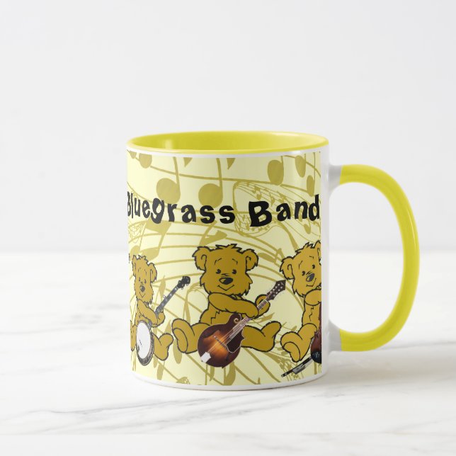 A CANECA DA FAIXA DE BLUEGRASS DO URSO (Direita)