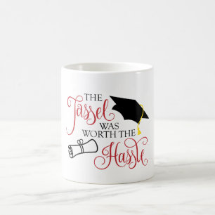 A caneca da graduação a borla valeu a trabalheira