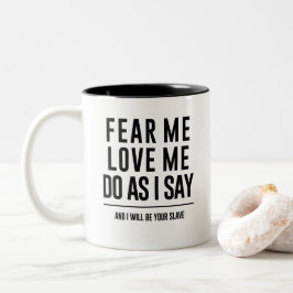 A caneca das citações do labirinto "teme-me,