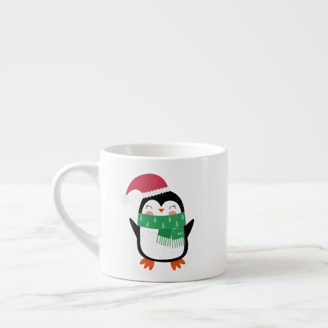 A caneca das crianças do coração do pinguim (Esquerda)