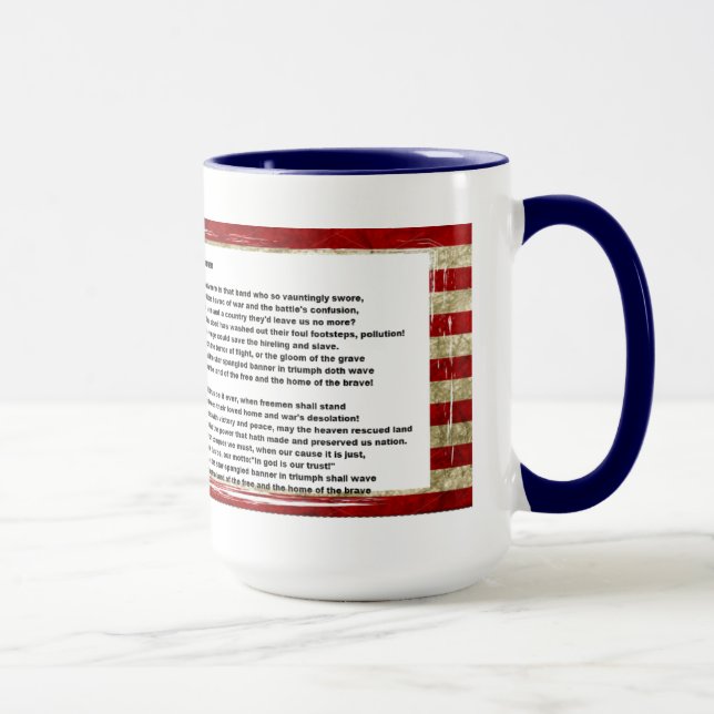 A caneca de banner girada pela estrela (Direita)