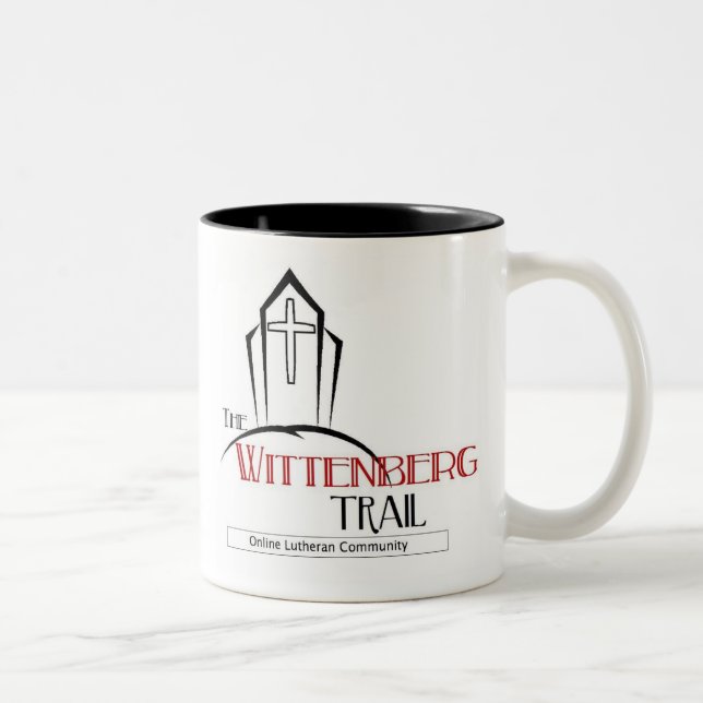 A caneca de café da fuga de Wittenberg (Direita)