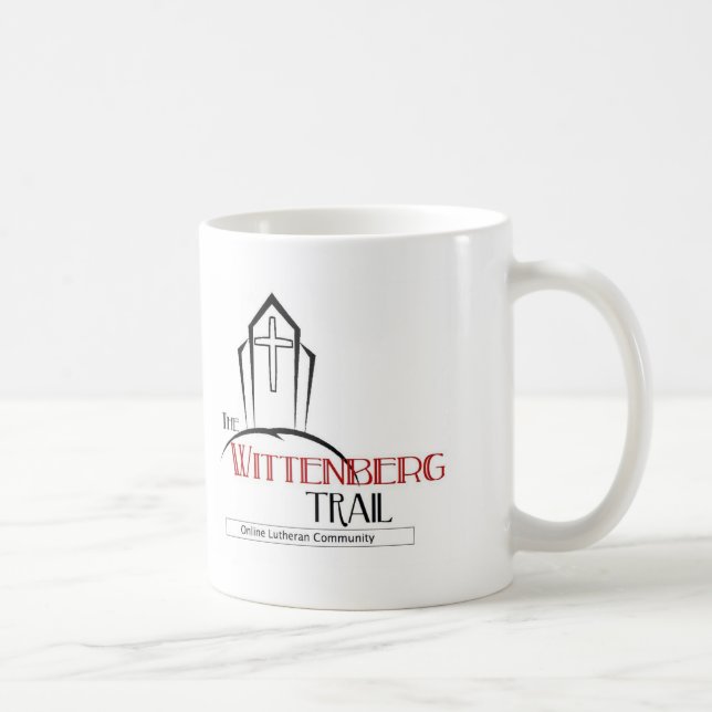 A caneca de café da fuga de Wittenberg (Direita)