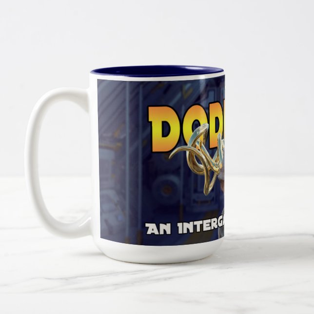A caneca de café de Doddcast (Esquerda)