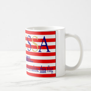 a caneca de café nova de USSA NOBAMA