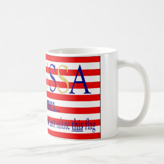 a caneca de café nova de USSA NOBAMA