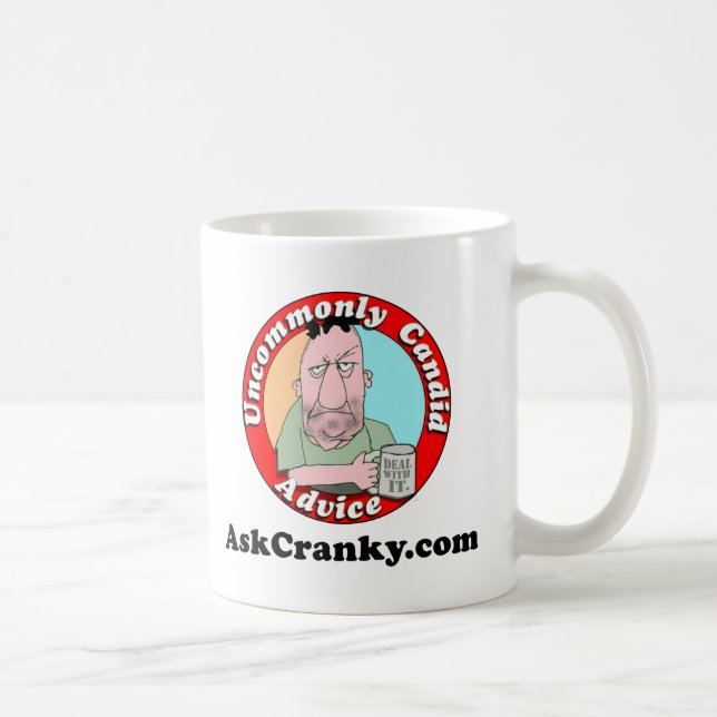 A caneca de café oficial de AskCranky (Direita)