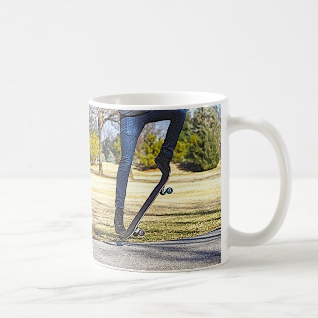 A caneca de café Ollie Painterly (Direita)