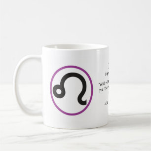 A caneca de café real de Leo