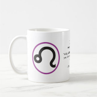 A caneca de café real de Leo