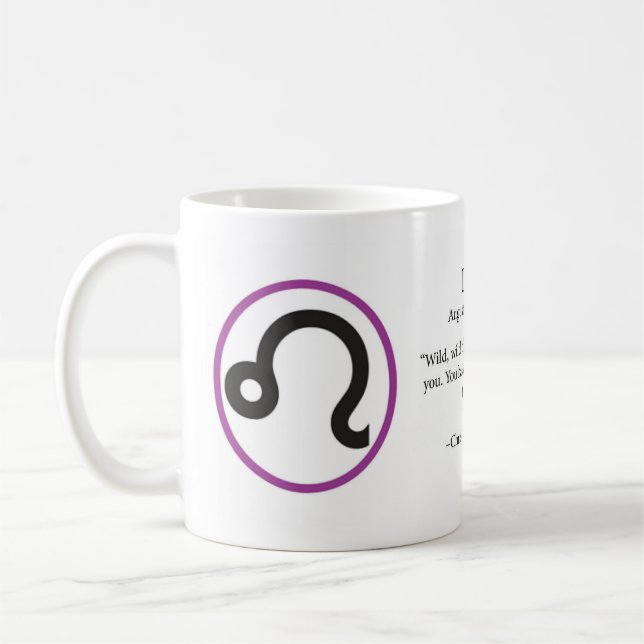 A caneca de café real de Leo (Esquerda)