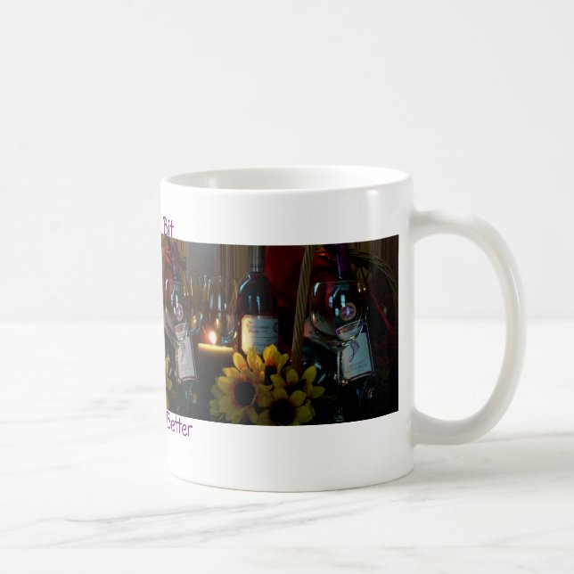 A caneca de café, Wine um bocado, você sentirá (Direita)