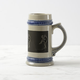 A caneca de cerveja do BASEBOL apenas não bebe a