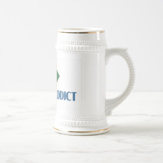 A caneca de cerveja do viciado de Mahjong