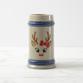 A Caneca de cerveja Festiva da Rena Fraulein