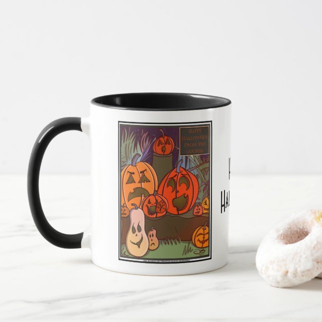 A Caneca de Combo de Halloween (Com Donut)