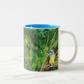 A caneca de dois tons "respira e libera-se "