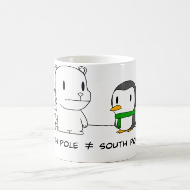 A caneca de pólo de Norte e Sul (Centro)