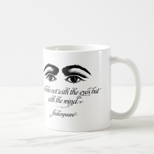 A caneca de Shakespeare, amor olha não com olhos (Direita)