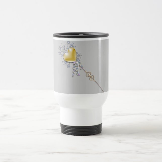 A caneca de viagem caçoa/adolescentes - varinha (Centro)