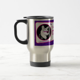 A caneca de viagem do blogue do Meow do gato