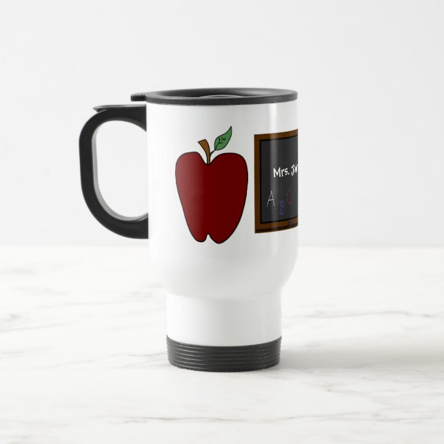 A caneca de viagem do professor de Apple do país (Esquerda)