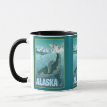 A Caneca de viagem do Vintage Alaskan